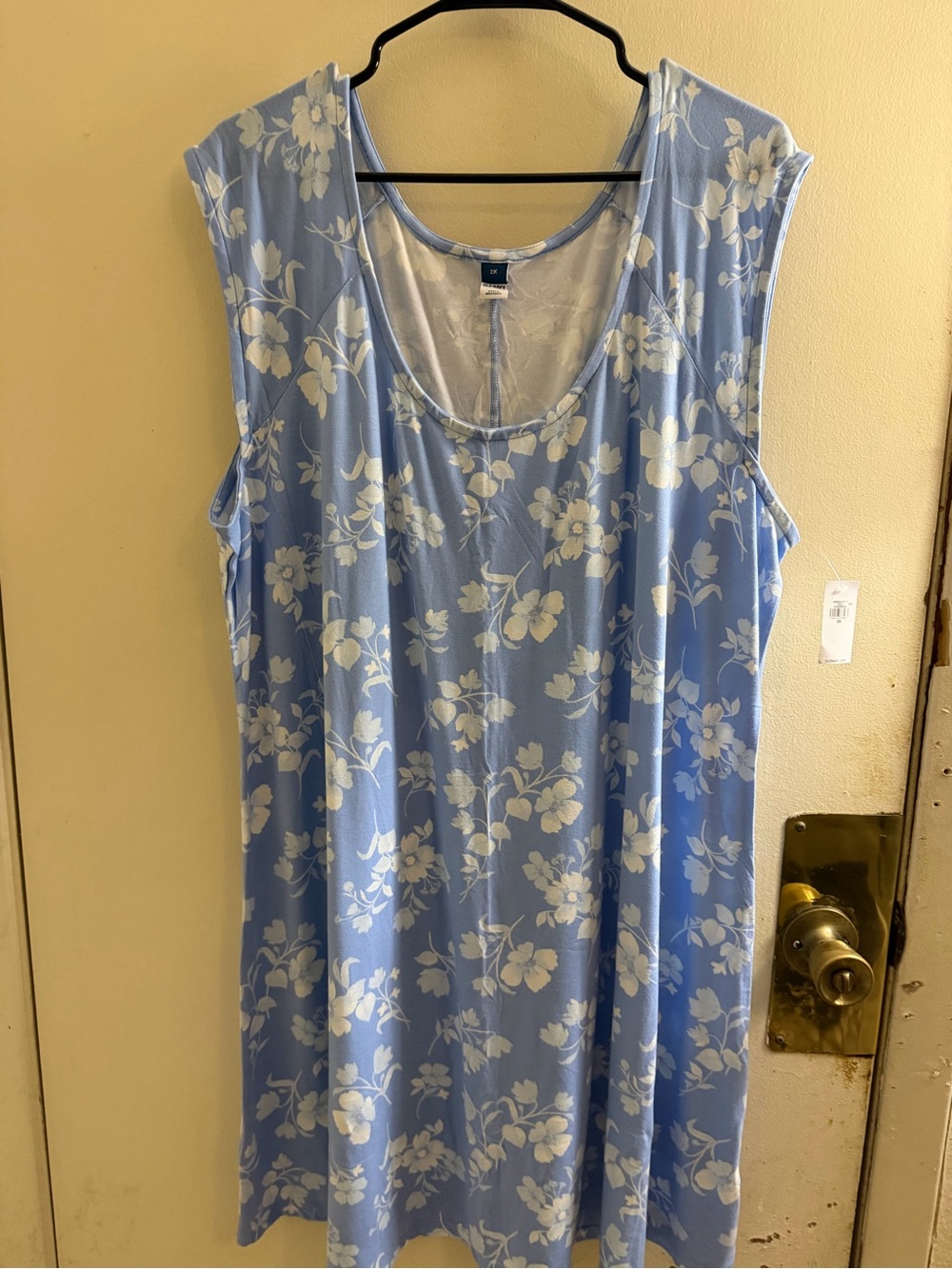 Old Navy Pale Blue Floral Tank Dress